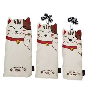 골프 헤드커버 3개세트 / 드라이버 우드 유틸리티 여성 여자 클럽카바