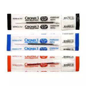 [알앤비]동아연필 CRONIX3 크로닉스3 멀티펜 0.7mm 리필심/Refill