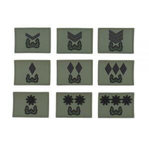 실리콘 육군 계급장 간부 약장 벨크로 패치 군인 장교 부사관 위관 영관 컴뱃셔츠 와펜