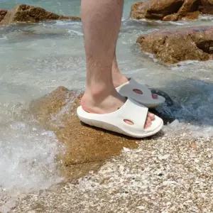 츄바스코 누베 남자 슬라이드 슬리퍼 CB2304 ALL CREAM