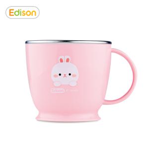 에디슨 프렌즈 논슬립 스텐 한손컵(토끼)