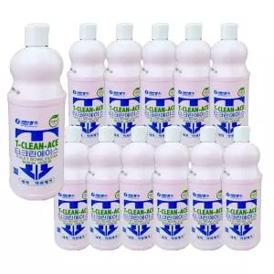 티크린 에이스 1L 12개입 친환경 변기 세정제 욕실 화장실 요석 찌든때 물때 청소 세제