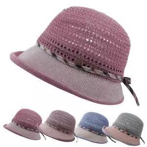 비스코스 사이즈조절 벙거지 엄마 중년 여성 할머니 여름 챙모자/AN-N0029