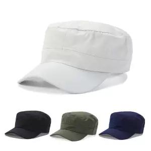 [1개+1개] 남자 여자 공용 빅사이즈 밀리터리캡 군모 모자