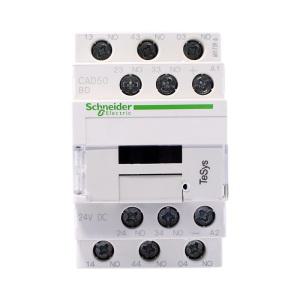 슈나이더 제어 릴레이 접촉기 유형 CAD50BDC 5NO 5 상시 열림 DC24V