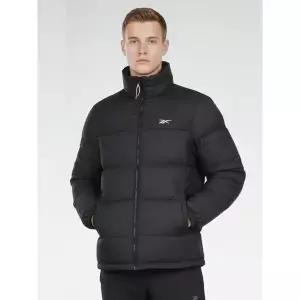 [아웃도어스/리복]남여공용 CL D11 미드 덕다운 패딩 자켓 - 블랙 / HS3893 REJU2F619BK