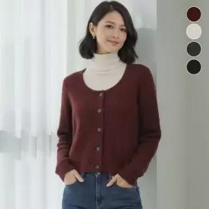 TAGME 23FW 앙고라 메리노울 블렌드 니트 자켓 4종 택1