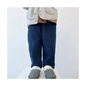 주니어청바지 키즈청바지 남아기모청바지 유아데님팬츠 초등학생옷 배기진