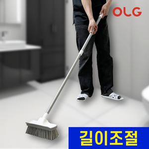 올지 하드 청소솔 길이조절 욕실 화장실 틈새 바닥 타일 목욕탕 솔 브러쉬