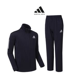 아디다스 컴뱃스포츠 마샬아츠 니트 트레이닝 세트 TR140II JS NA(네이비) 남녀 슬림핏