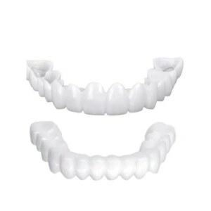 이빨 임시 틀니 교정기 인스턴트 하얀이 치발기 포함 만들기