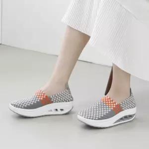 매쉬 키높이 슬립온 우븐슈즈 (5cm) 루미너스