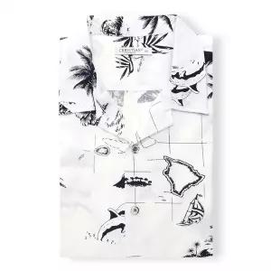 [하프클럽/]크리스챤 야자수 하와이언 반팔셔츠 CKST8730