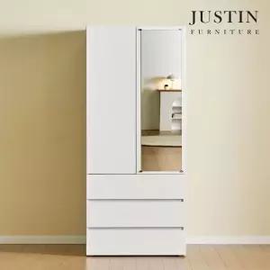 블랑 파우더 원터치 거울 3단 서랍형 옷장(800)