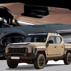 DUB 가죽 대쉬보드 커버 타스만