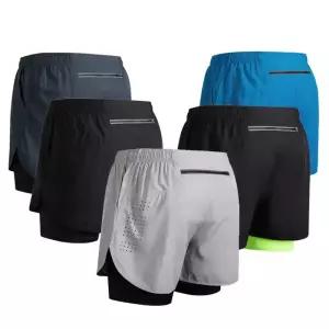 브랜드엘 러닝쇼츠 짐웨어 러닝복 투인원 러닝 팬츠 헬스복 헬스 반바지