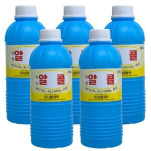 삼현 메칠알콜 400ml 5개 기름때 공업용 메틸알코올 램프 경유