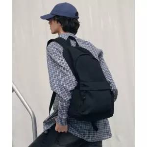 레더리 LEATHERY 바시티 코튼 백팩 [BLACK]