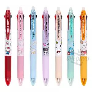 당일출고 산리오 프릭션볼 3색 슬림 볼펜 0.38mm  삼색 필기 캐릭터펜