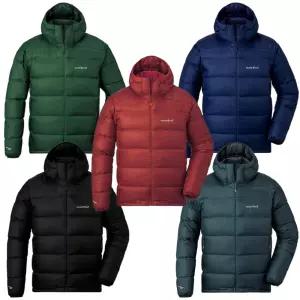 몽벨 monbell 남자 라이트 알파인 경량 패딩 파카 후드 후디