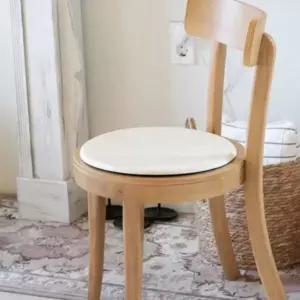 메모리 폼 방석 플라스틱 논슬립 벤치 원형 방석 의자 식탁 카페