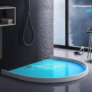 화장실 실리콘 물막이 2미터 욕실 샤워부스 문틈 누수 방지턱