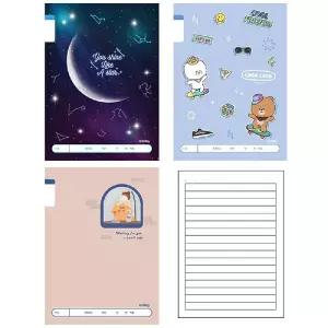 1000초등1-2무제(남)디자인랜덤10p/노트/과목/세트/필기/신학기/디자인/묶음/예쁜/학생/학습/학생용/글쓰기