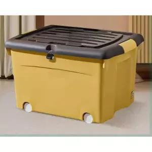 뚜껑 자물쇠 리빙 박스 다용도 케이스 수납 생활 정돈