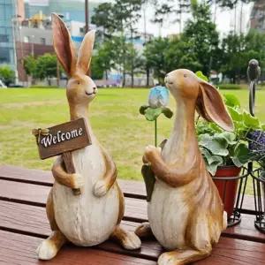 웰컴 튤립 네덜란드 토끼 2종/장식품/소품/모형/인테리어/카페/동물/인형