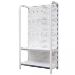 프리미엄 스탠드 철제 진열대 페그보드 타공판 정리 소품 걸이 단면 보조 프레임