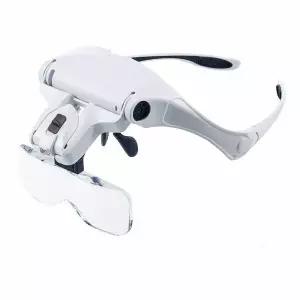 LED 조명 확대경 안경형 돋보기