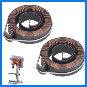 2pc 벤치 드릴 프레스 리턴 스프링 스틸 코일 스프링 어셈블리 0.7x6x35mm 밀링 드릴링 머신 스프링 드릴