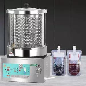 대형 약탕기 한의원 대용량 보온 차탕기 약재 자동 8L유리모델-그린패널