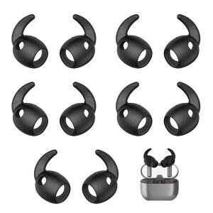 [미국배송] FDKEOEK 5쌍 이어훅 삼성호환 삼성제품호환 버즈 3 프로 프로용 실리콘 이어버드 커버 편안한 착용감 블랙과 호환 가능