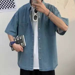 [라일리의류] Rly 기본 청자켓 데님셔츠 양털자켓 봄자켓 진주장식