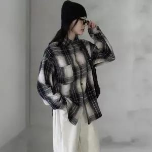 [다잇템] 여성 격자 FW 캐쥬얼 남방 빅사이즈 남방_24004631_588872