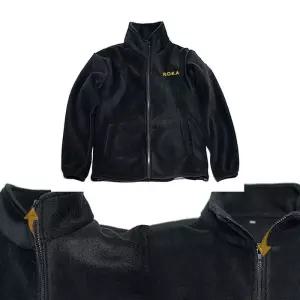 [프로셀러] 겨울 기모 블랙 옐로우 후리스 집업 ROKA