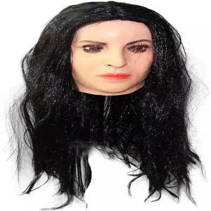 헨규토이마스크 라텍스 리얼 여성 마스크 인간 얼굴 변장 할로윈 코스튬 코스프레 파티 여장 시시