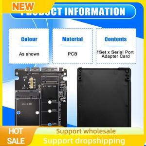 NGFF-SATA 직렬 어댑터 MSATA-SATA3.0 이중  2-In-1 박스 하위 내부 및 외부 보드