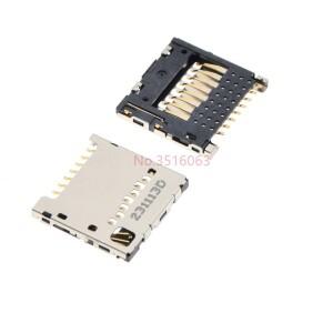 1/5개 1040310811 초박형 TF 카드 홀더 Pcb 커넥터 소켓 Molex 푸시인 풀아웃 유형