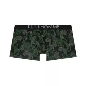 [롯데백화점]엘르이너웨어 정글 표범 드로즈(EEMDN814BK)