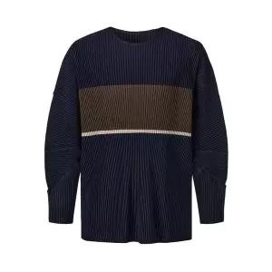 [플리츠미](의정부점)옴므 투톤 컬러 블록 티셔츠_UPTSF025002