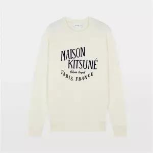 메종키츠네 팔레이스 로얄 클래식 남녀공용 스웨트셔츠 AM00300KM0001 ECRU