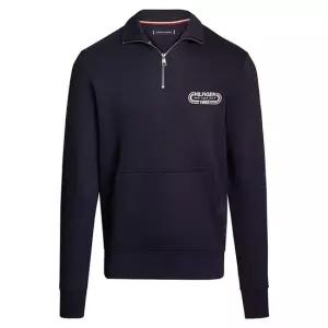 타미힐피거 엑티브 트랙 그래픽 하프 집업 MW0MW34382 NAVY