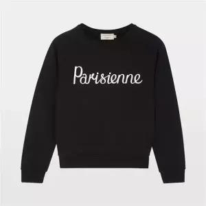 메종키츠네 파리지엥 빈티지 스웨트셔츠 AW00301KM0001 BK