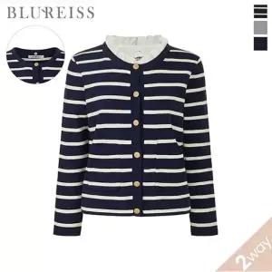 [블루레이스] [카라탈착]라운드넥 니트 가디건_B6S1KC4561