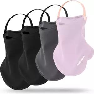 남성용 통기 구멍이 있는 오도랜드 2/4 팩 스키 마스크 스노보드 타기용 벨크로가 발라클라바 오토바이