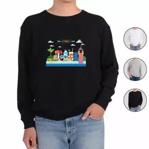 [하프클럽/알티피아]맨투맨 전색상 여름 휴가 바다 해변 5 프린트셔츠