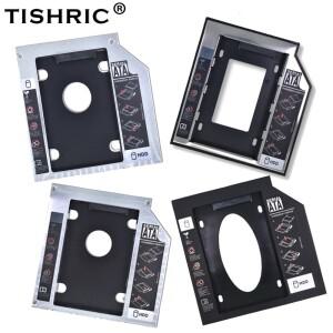 TISHRIC 범용 12.7mm/9.5mm HDD 캐디 케이스 SATA 3.0 2.5 인클로저 어댑터 노트북 Optibay 알루미늄/플라
