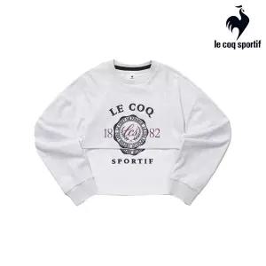 [르꼬끄][40% OFF] 여성 백매쉬 크롭 레이어드 셋업 QQ122LFS21_WMG